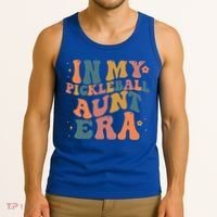 In My Pickleball Aunt Era Funny Groovy S Gift Tank Top thumb 3