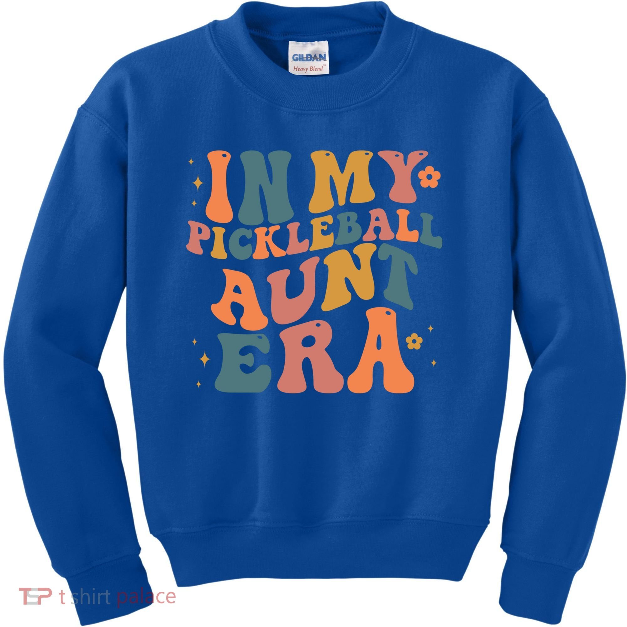 In My Pickleball Aunt Era Funny Groovy S Gift Kids Sweatshirt