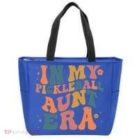 In My Pickleball Aunt Era Funny Groovy S Gift Tote Bag thumb 0
