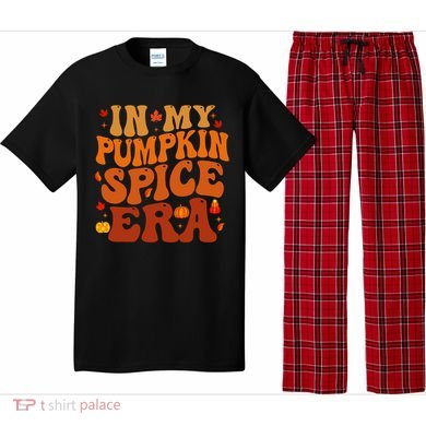 In My Pumpkin Spice Era Funny Retro Fall Vibes Thanksgiving Pajama Set