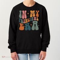 In My Principal Era Retro Back To School Teacher Life Women's Sweatshirt thumb 0