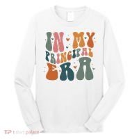 In My Principal Era Retro Back To School Teacher Life Long Sleeve Shirt thumb 0