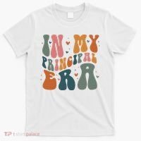 In My Principal Era Retro Back To School Teacher Life T-Shirt thumb 0