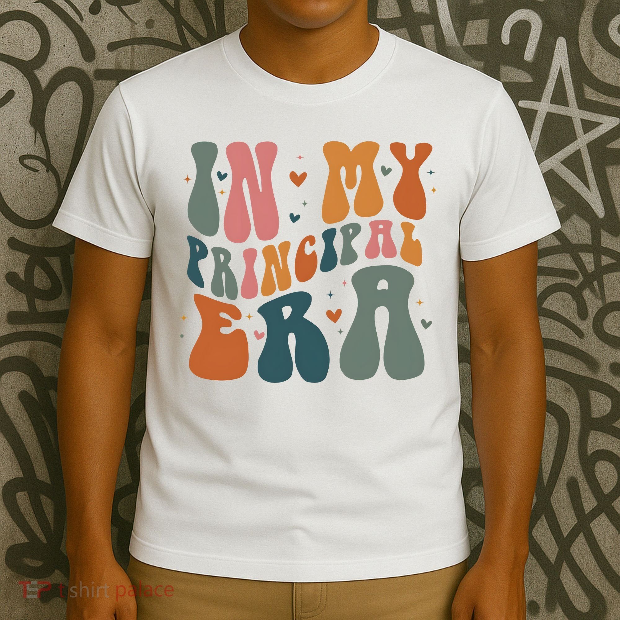 In My Principal Era Retro Back To School Teacher Life T-Shirt