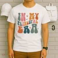 In My Principal Era Retro Back To School Teacher Life T-Shirt thumb 6