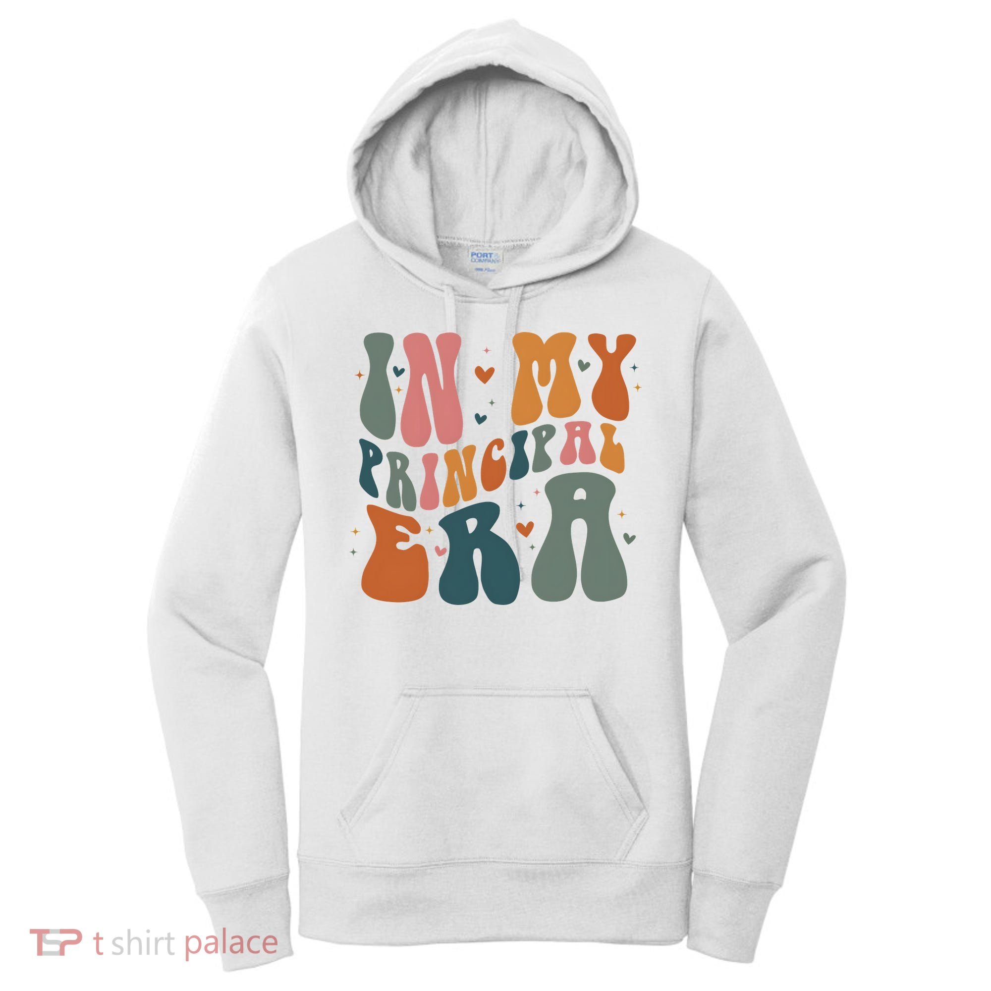 In My Principal Era Retro Back To School Teacher Life Women's Hoodie