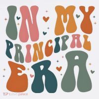 In My Principal Era Retro Back To School Teacher Life Women's Hoodie thumb 2