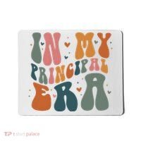 In My Principal Era Retro Back To School Teacher Life Mousepad thumb 0