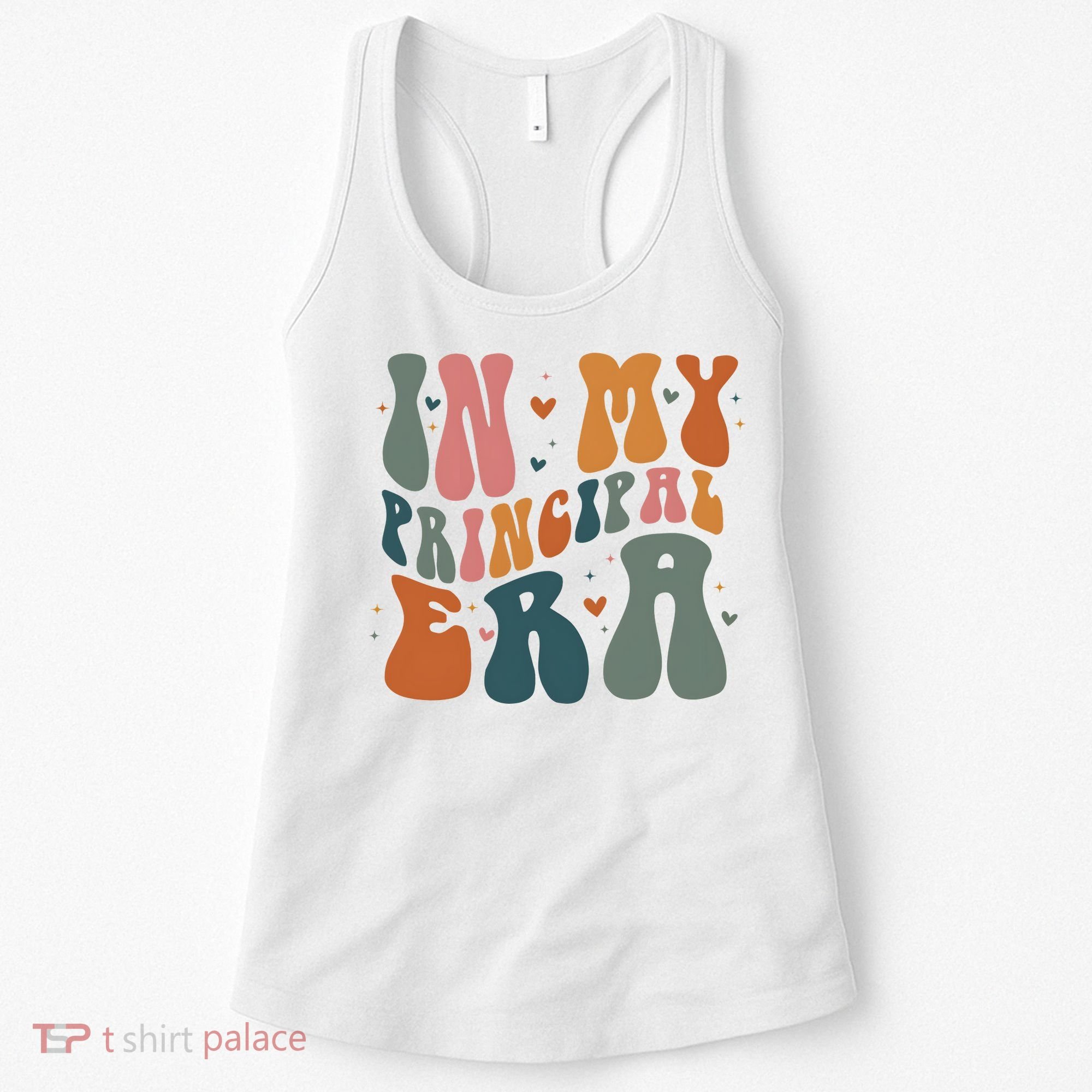 In My Principal Era Retro Back To School Teacher Life Women's Tank Top