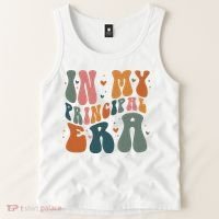 In My Principal Era Retro Back To School Teacher Life Tank Top thumb 2