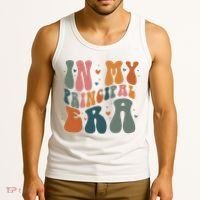 In My Principal Era Retro Back To School Teacher Life Tank Top thumb 3