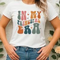 In My Principal Era Retro Back To School Teacher Life Women's T-Shirt thumb 2