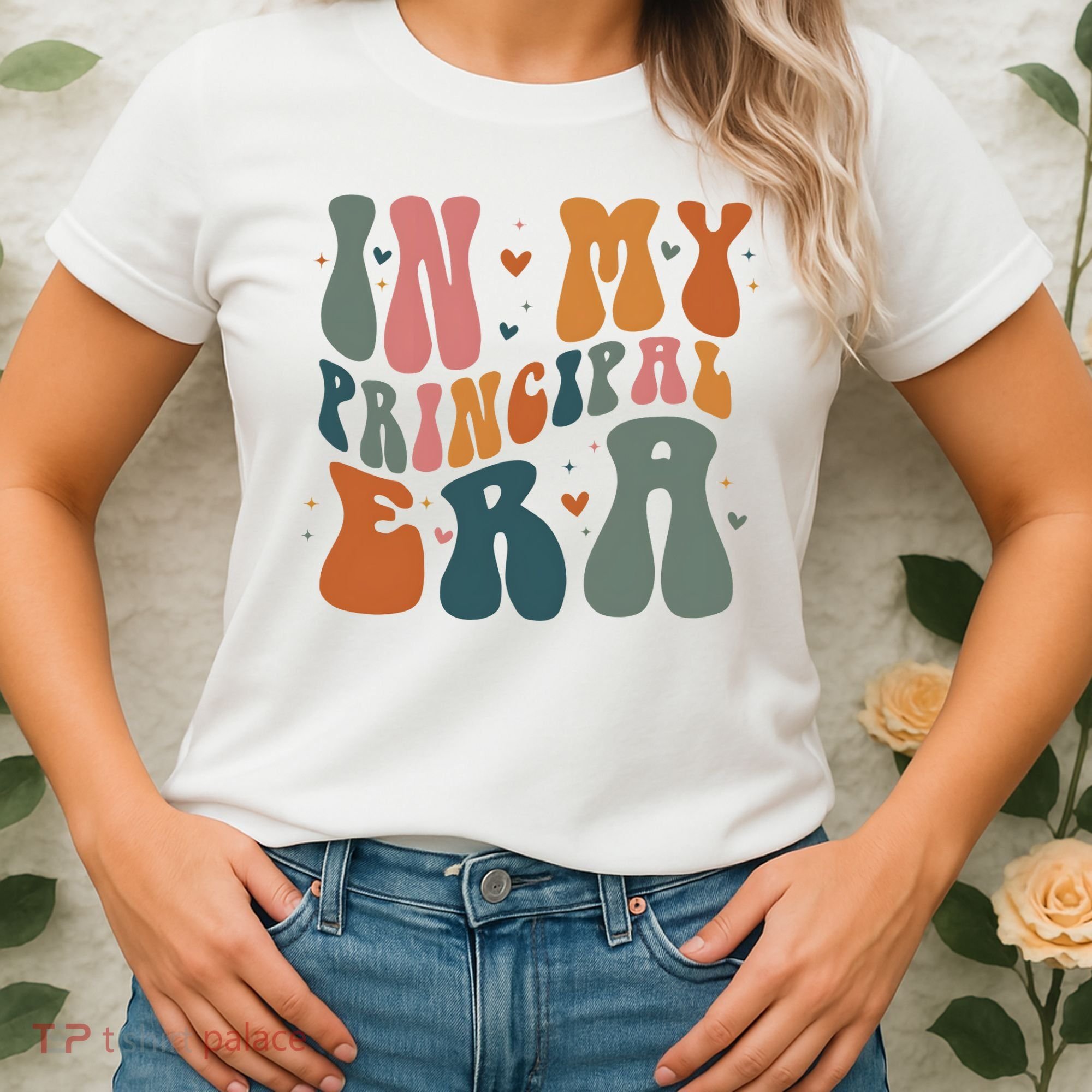 In My Principal Era Retro Back To School Teacher Life Women's T-Shirt