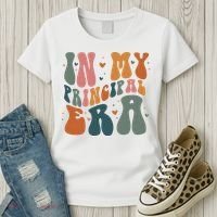 In My Principal Era Retro Back To School Teacher Life Women's T-Shirt thumb 3