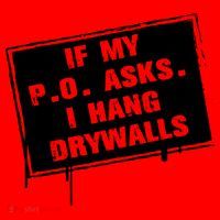 If My PO Asks I Hang Drywall Funny Santa Hat thumb 1