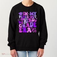 In My Peace Out Third Grade Era Graduate Last Day Of School Cute Gift Women's Sweatshirt thumb 0