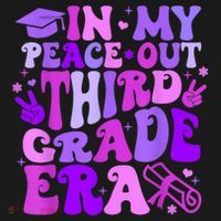 In My Peace Out Third Grade Era Graduate Last Day Of School Cute Gift Backpack thumb 2