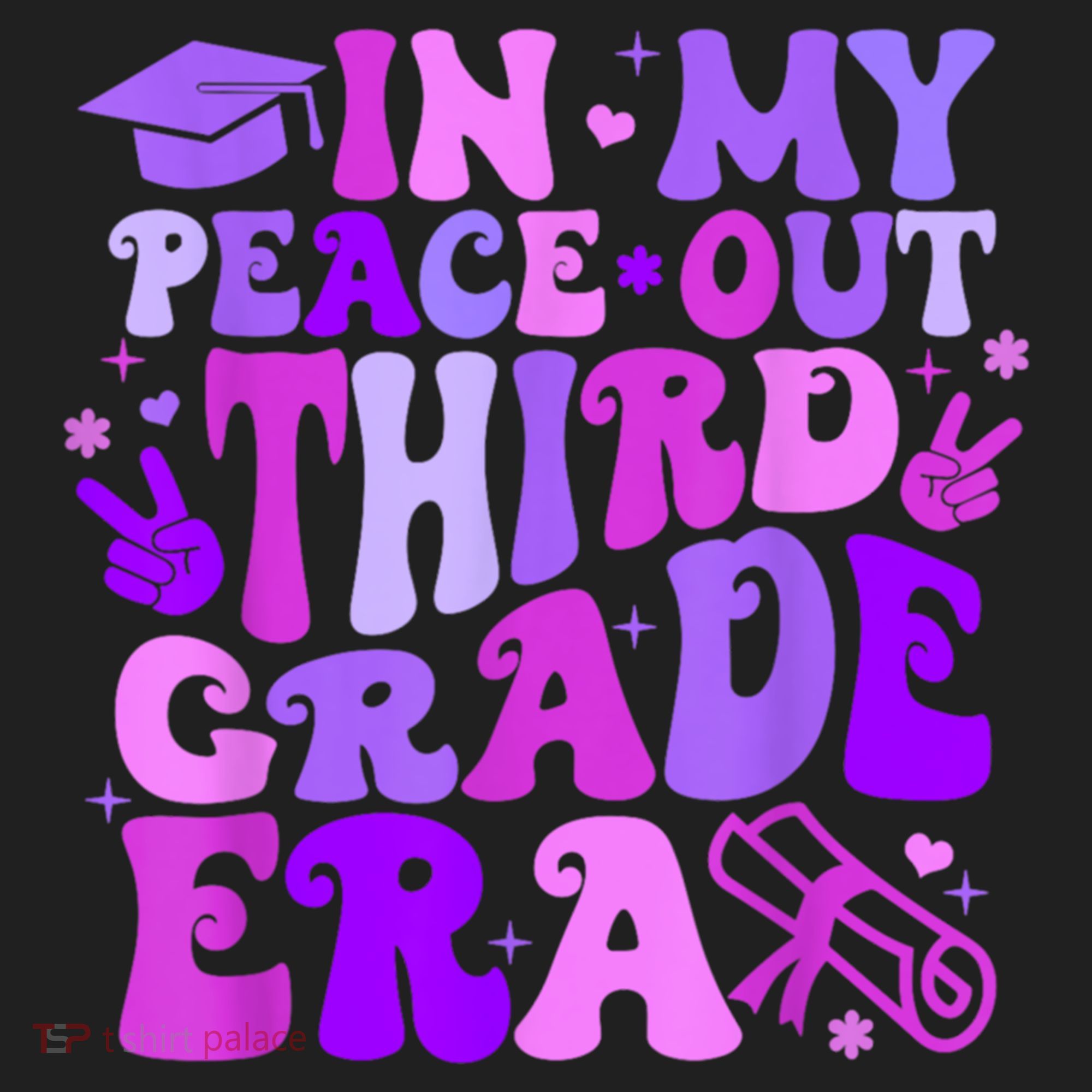 In My Peace Out Third Grade Era Graduate Last Day Of School Cute Gift Beanie