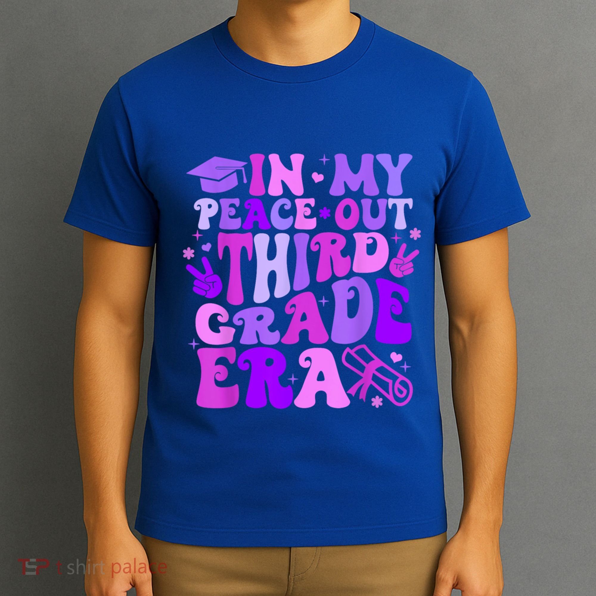 In My Peace Out Third Grade Era Graduate Last Day Of School Cute Gift T-Shirt
