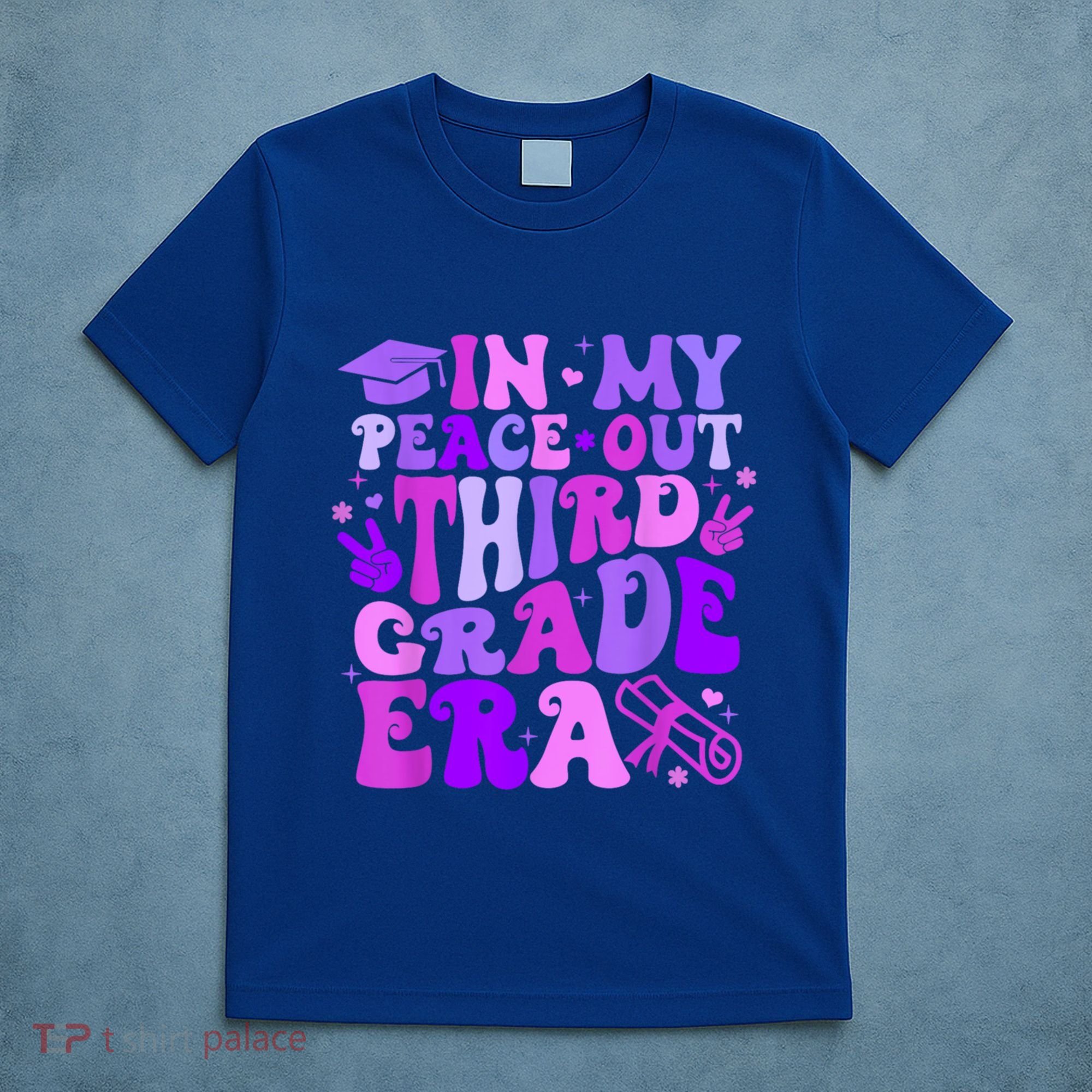 In My Peace Out Third Grade Era Graduate Last Day Of School Cute Gift T-Shirt