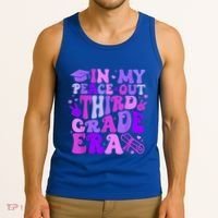 In My Peace Out Third Grade Era Graduate Last Day Of School Cute Gift Tank Top thumb 3