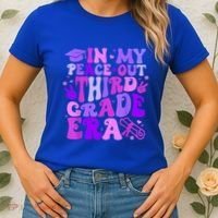 In My Peace Out Third Grade Era Graduate Last Day Of School Cute Gift Women's T-Shirt thumb 2