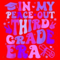 In My Peace Out Third Grade Era Graduate Last Day Of School Cute Gift Santa Hat thumb 1