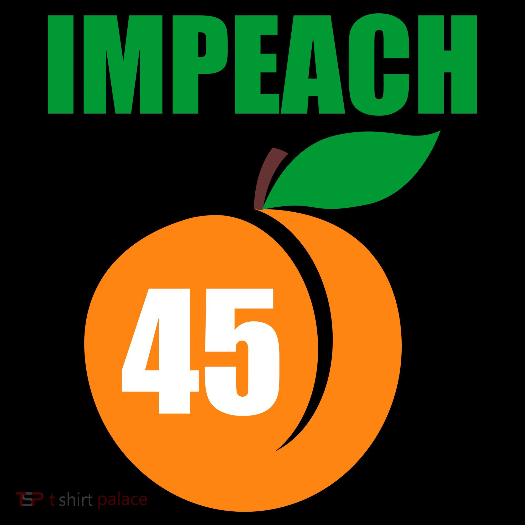 Impeach 45 Peach Emoji Anti Trump Impeachment Coffee Mug