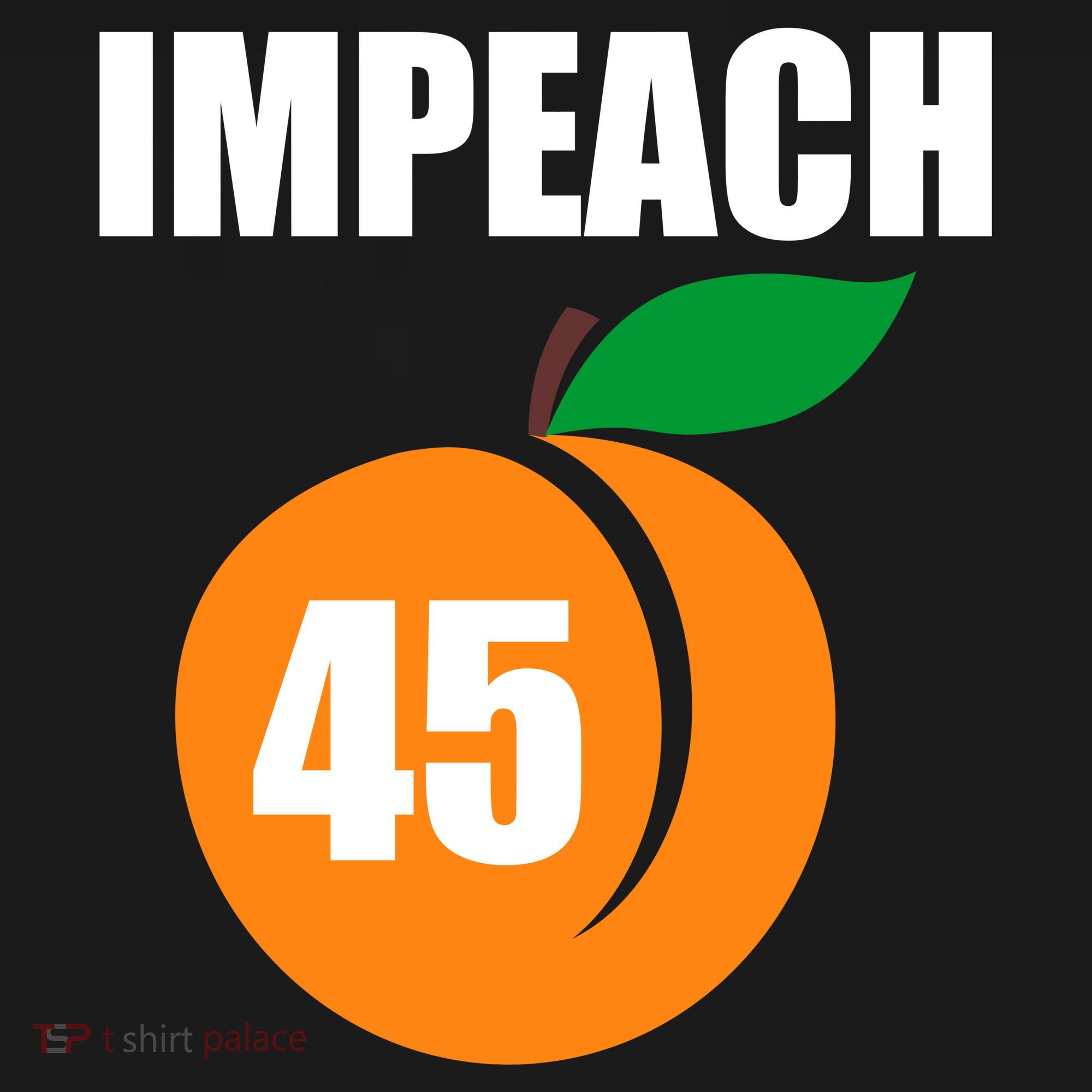 Impeach 45 Peach Emoji Anti Trump Impeachment Ornament