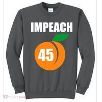 Impeach 45 Peach Emoji Anti Trump Impeachment Sweatshirt thumb 0