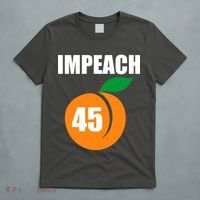 Impeach 45 Peach Emoji Anti Trump Impeachment T-Shirt thumb 5