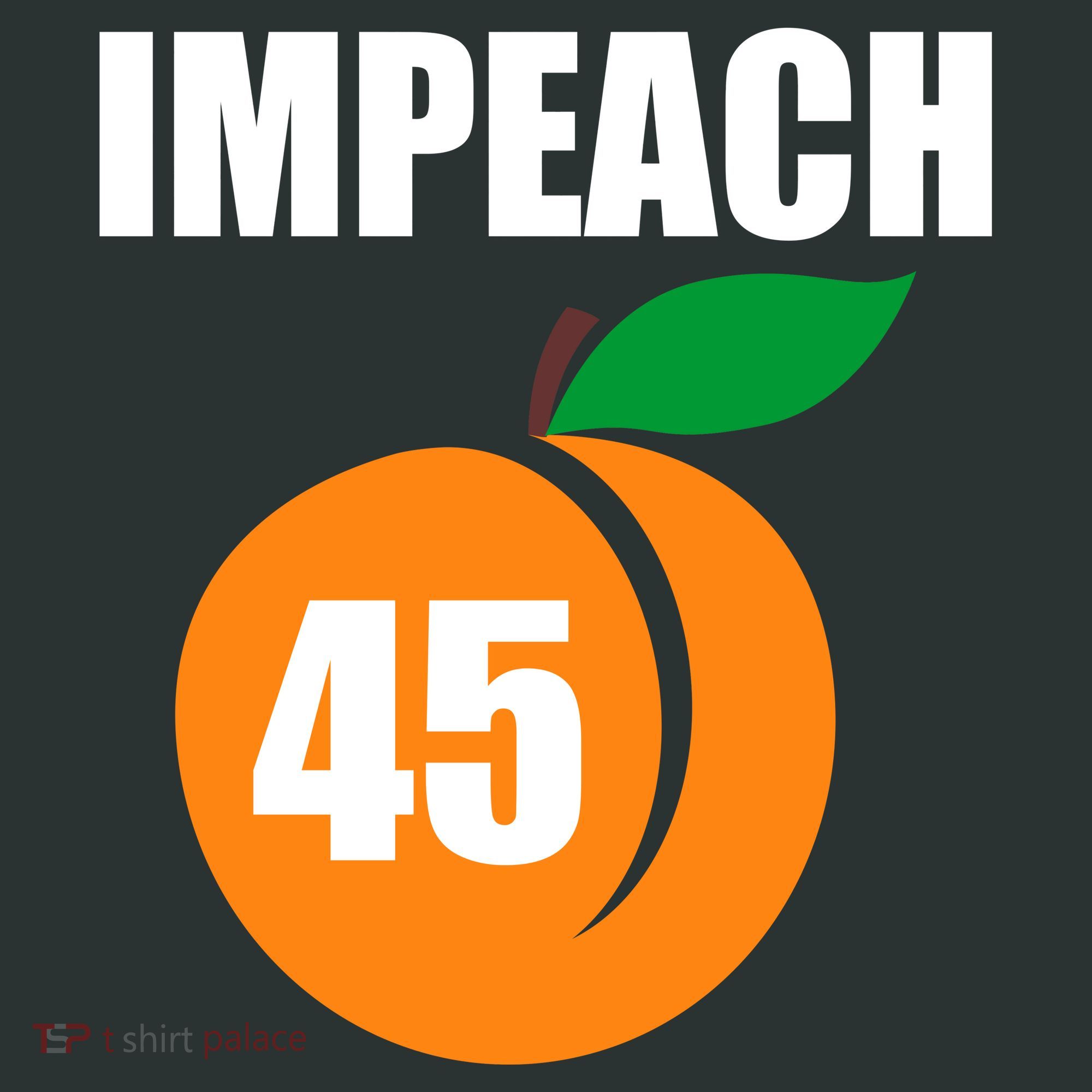 Impeach 45 Peach Emoji Anti Trump Impeachment Baby Bodysuit