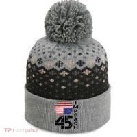 Impeach 45 Upside down Flag  The Baniff Cuffed Pom Beanie thumb 0
