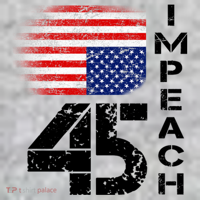 Impeach 45 Upside down Flag  The Baniff Cuffed Pom Beanie