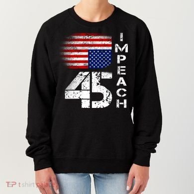 Impeach 45 Upside down Flag  Women's Sweatshirt
