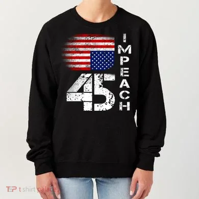 Impeach 45 Upside down Flag  Women's Sweatshirt