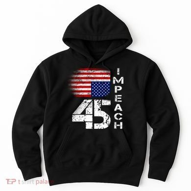Impeach 45 Upside down Flag  Hoodie