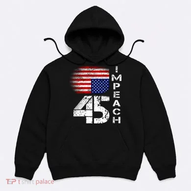 Impeach 45 Upside down Flag  Hoodie