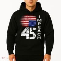 Impeach 45 Upside down Flag  Hoodie thumb 2