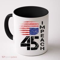 Impeach 45 Upside down Flag  Coffee Mug thumb 0