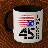 Impeach 45 Upside down Flag  Coffee Mug thumb 2