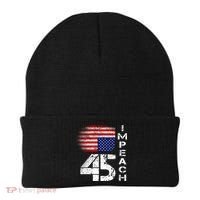 Impeach 45 Upside down Flag  Beanie thumb 0