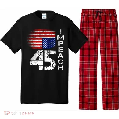 Impeach 45 Upside down Flag  Pajama Set