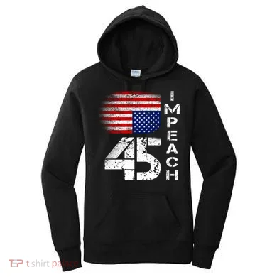 Impeach 45 Upside down Flag  Women's Hoodie