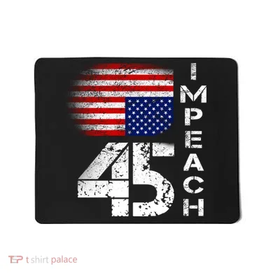 Impeach 45 Upside down Flag  Mousepad