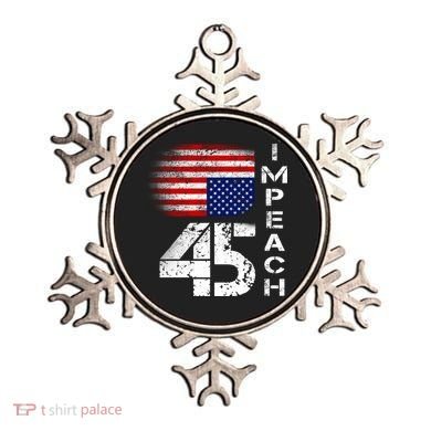 Impeach 45 Upside down Flag  Ornament