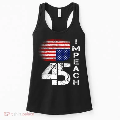 Impeach 45 Upside down Flag  Women's Tank Top