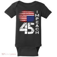 Impeach 45 Upside down Flag  Baby Bodysuit thumb 0