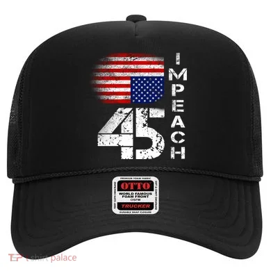 Impeach 45 Upside down Flag  Hat