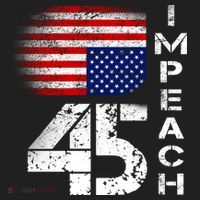 Impeach 45 Upside down Flag  Golf Towel thumb 3
